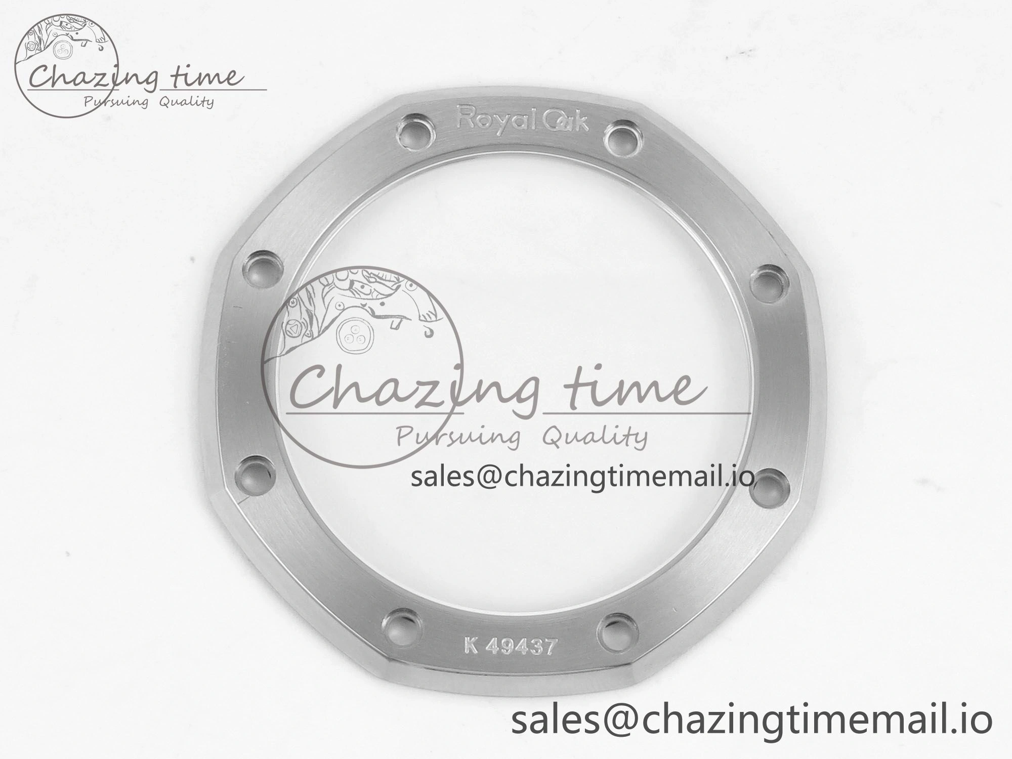 Royal Oak 41mm 15510 SS RSF 1:1 Best Edition Black Dial on SS Bracelet SA4302 Super Clone