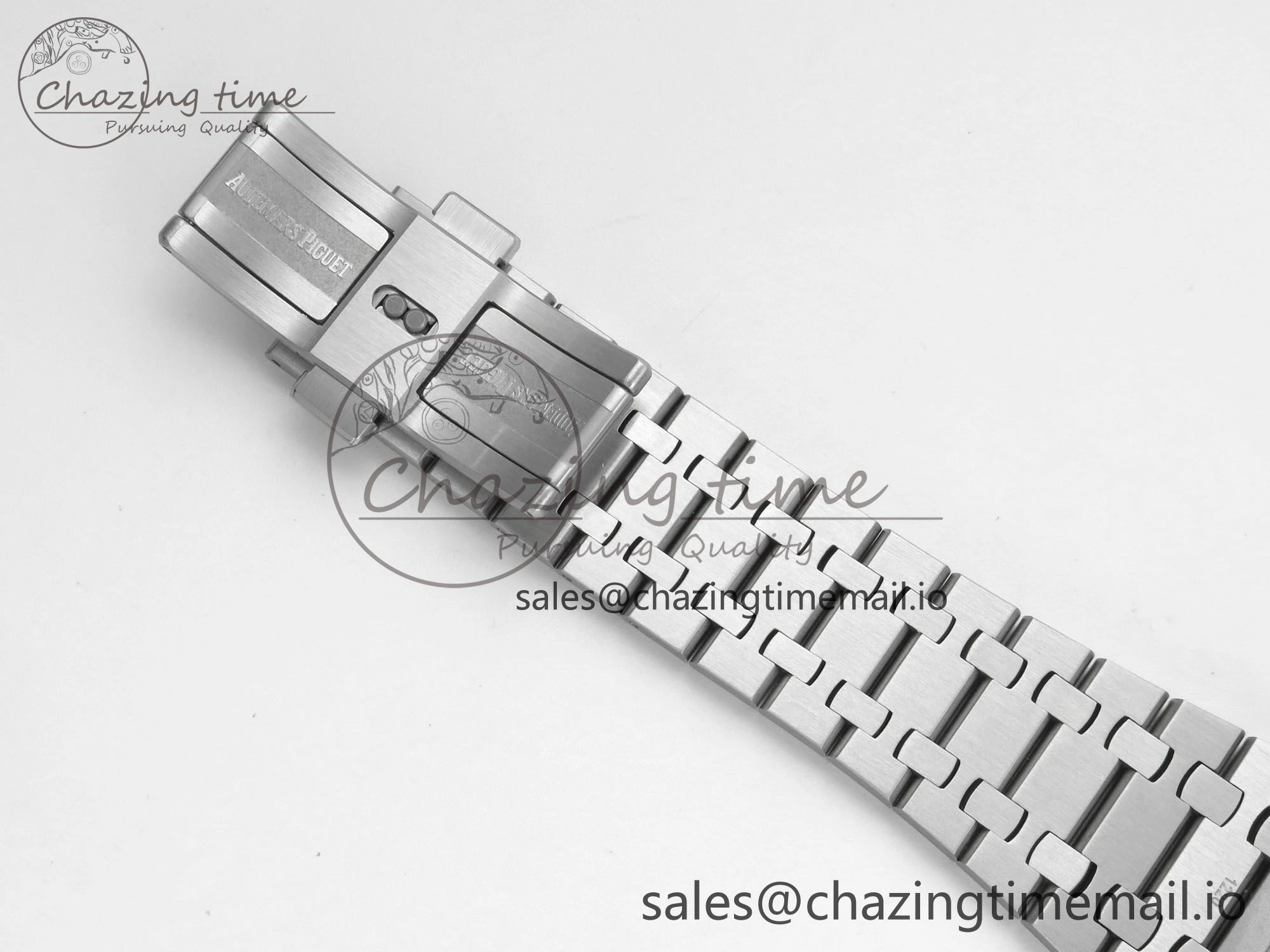 Royal Oak 41mm 15510 SS RSF 1:1 Best Edition Black Dial on SS Bracelet SA4302 Super Clone