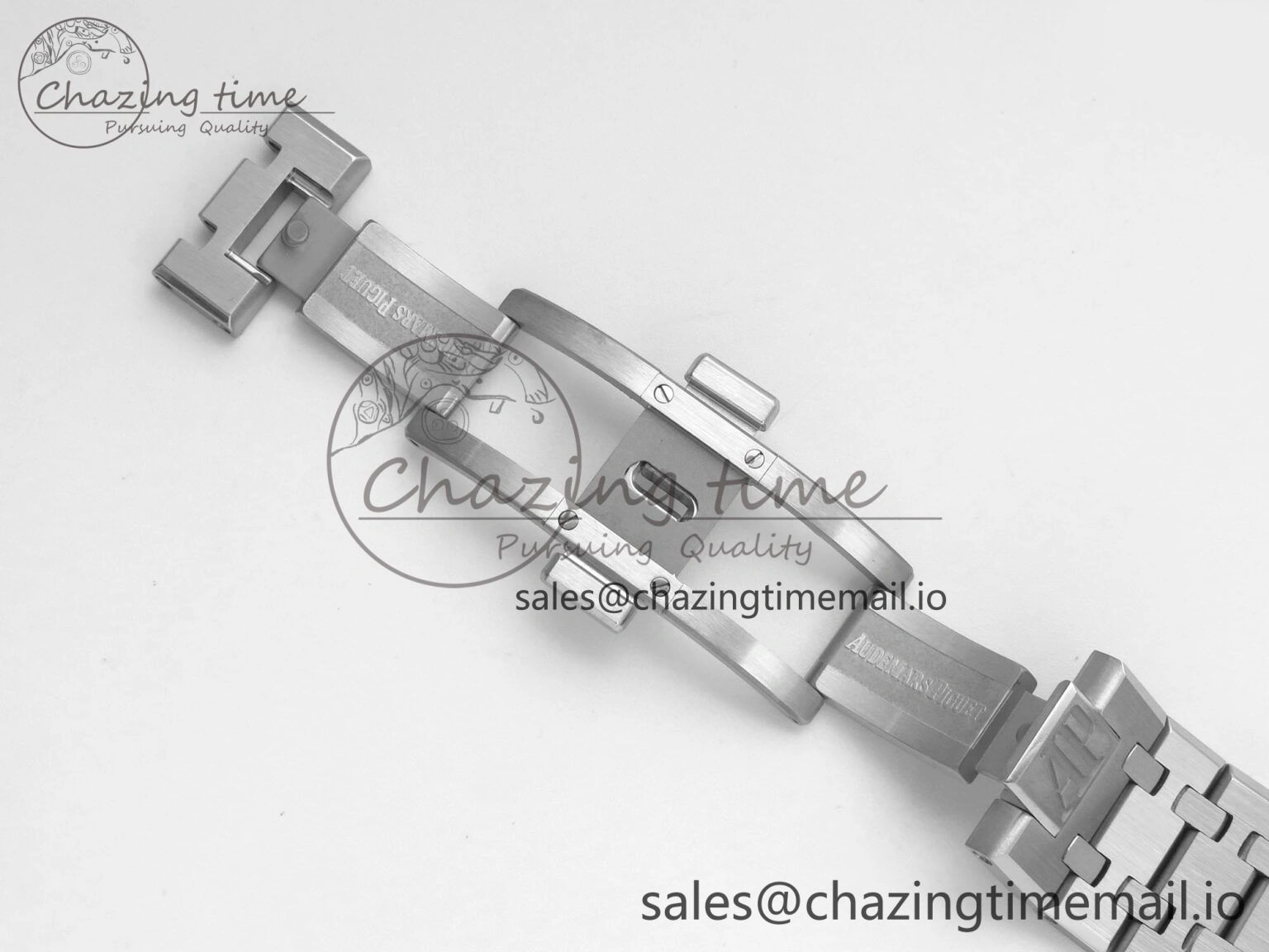 Royal Oak 41mm 15510 SS RSF 1:1 Best Edition Black Dial on SS Bracelet SA4302 Super Clone