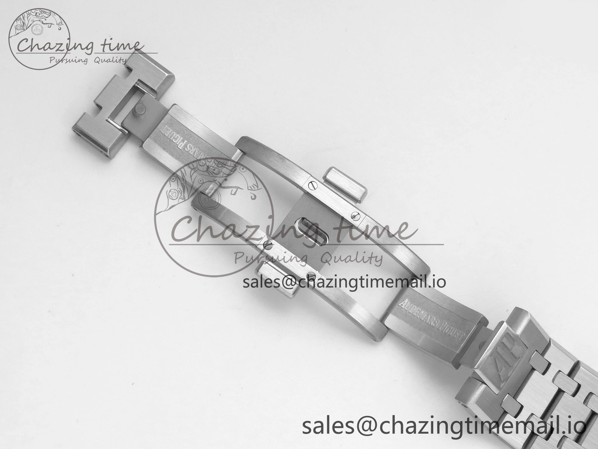 Royal Oak 41mm 15510 SS RSF 1:1 Best Edition Black Dial on SS Bracelet SA4302 Super Clone