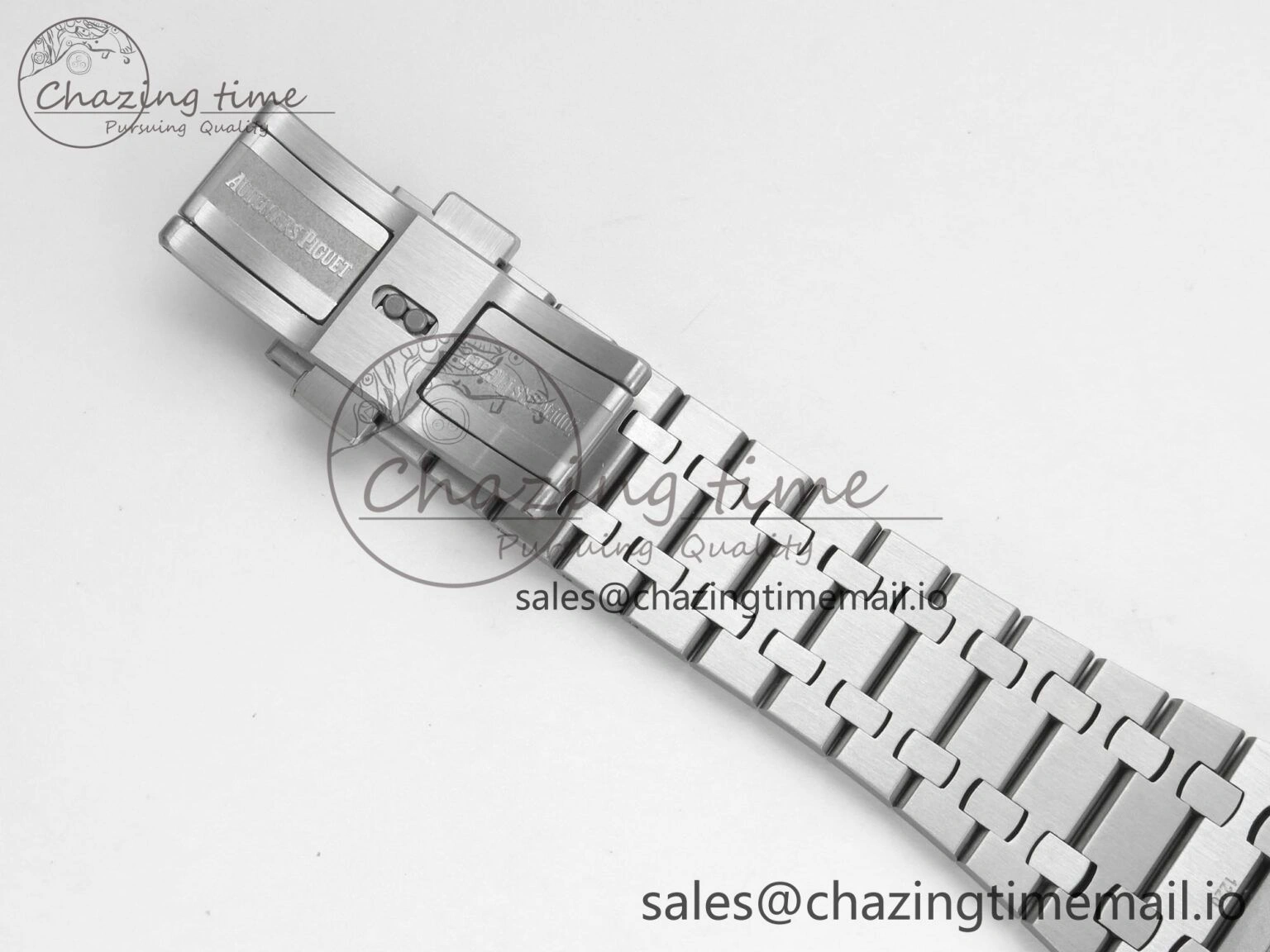 Royal Oak 41mm 15510 SS RSF 1:1 Best Edition Gray Dial on SS Bracelet SA4302 Super Clone