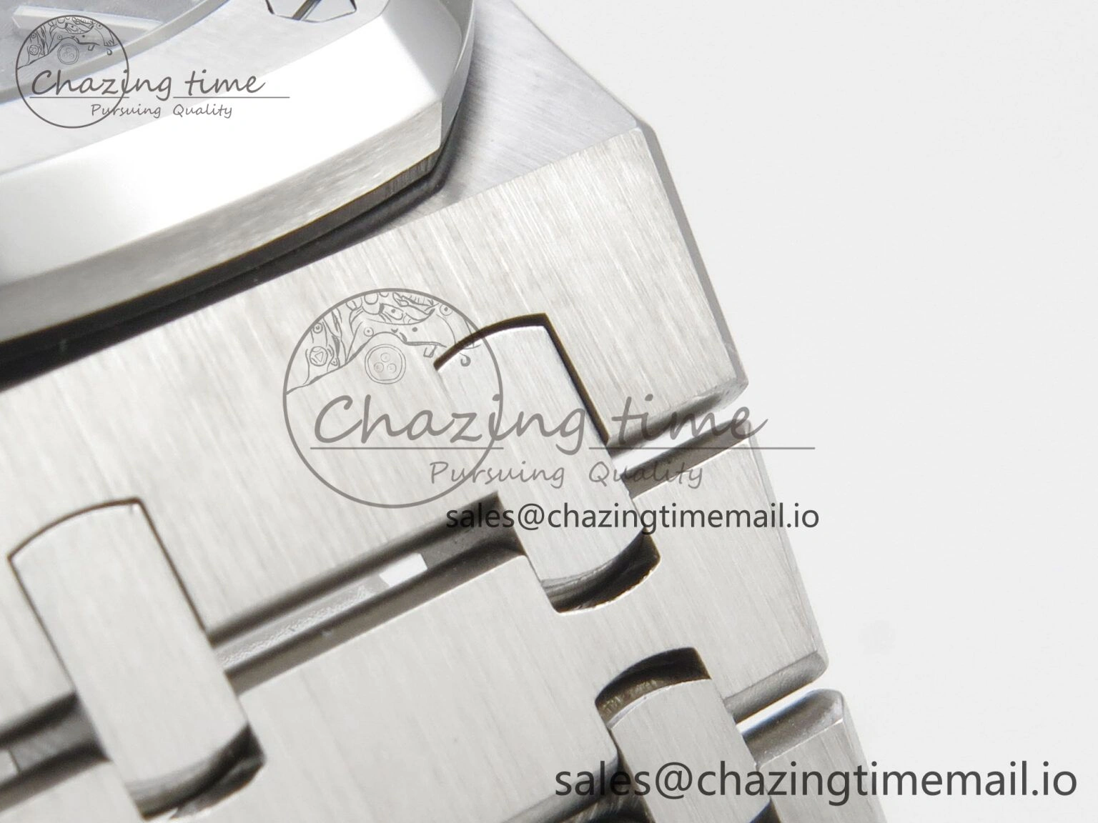 Royal Oak 41mm 15510 SS RSF 1:1 Best Edition Gray Dial on SS Bracelet SA4302 Super Clone