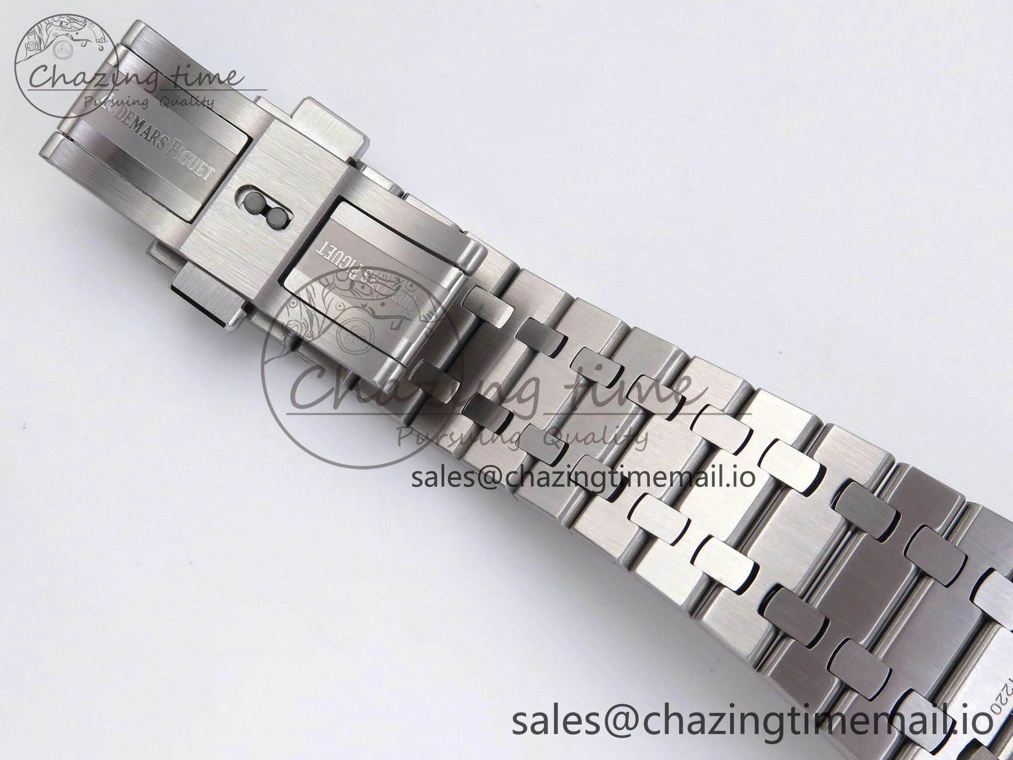 Royal Oak 41mm 15510 SS TKF 1:1 Best Edition Blue Dial on SS Bracelet SA4302 Super Clone