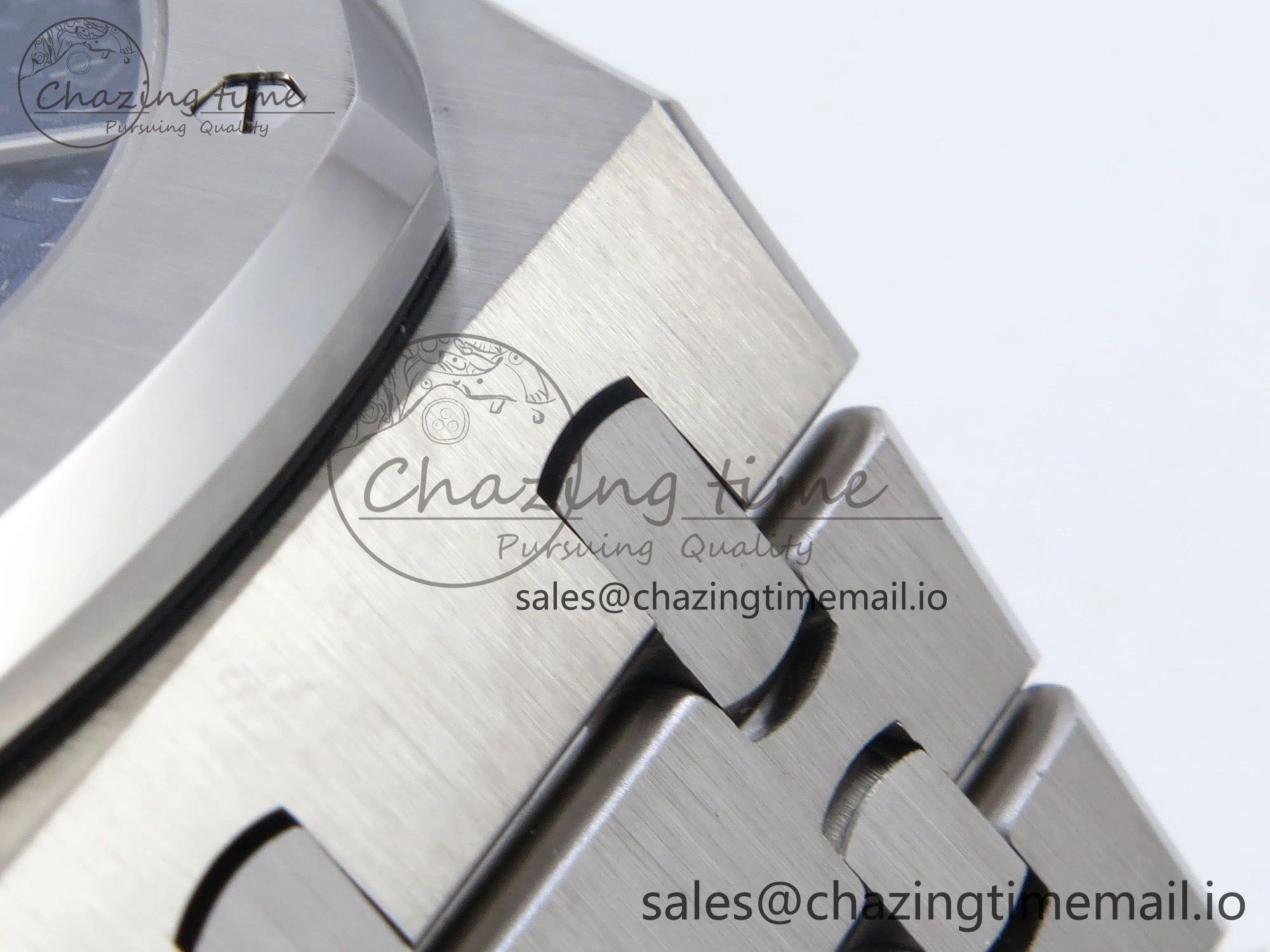 Royal Oak 41mm 15510 SS TKF 1:1 Best Edition Blue Dial on SS Bracelet SA4302 Super Clone