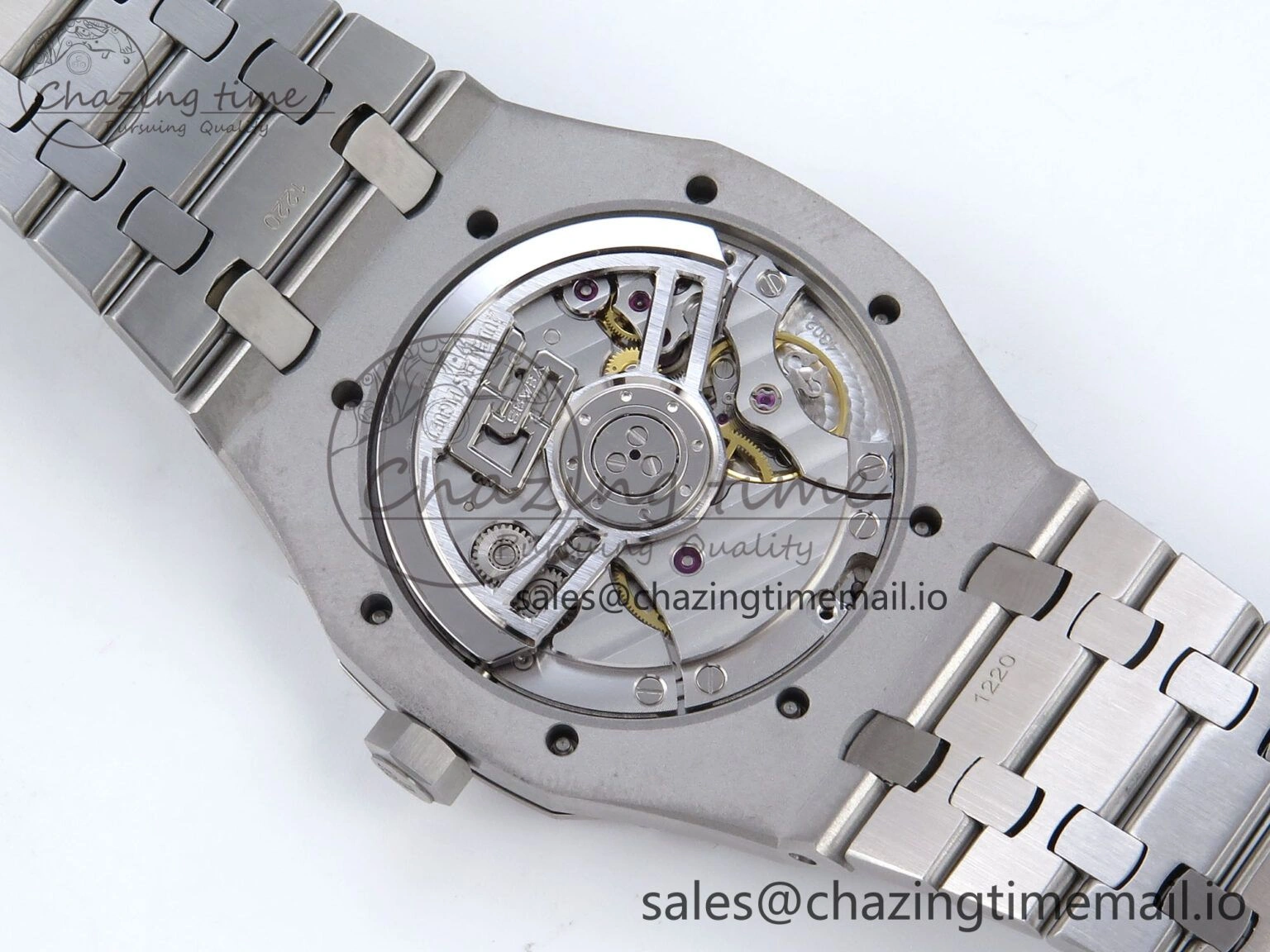 Royal Oak 41mm 15510 SS TKF 1:1 Best Edition Gray Dial on SS Bracelet SA4302 Super Clone