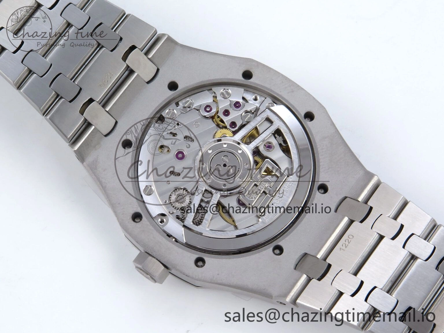 Royal Oak 41mm 15510 SS TKF 1:1 Best Edition Gray Dial on SS Bracelet SA4302 Super Clone