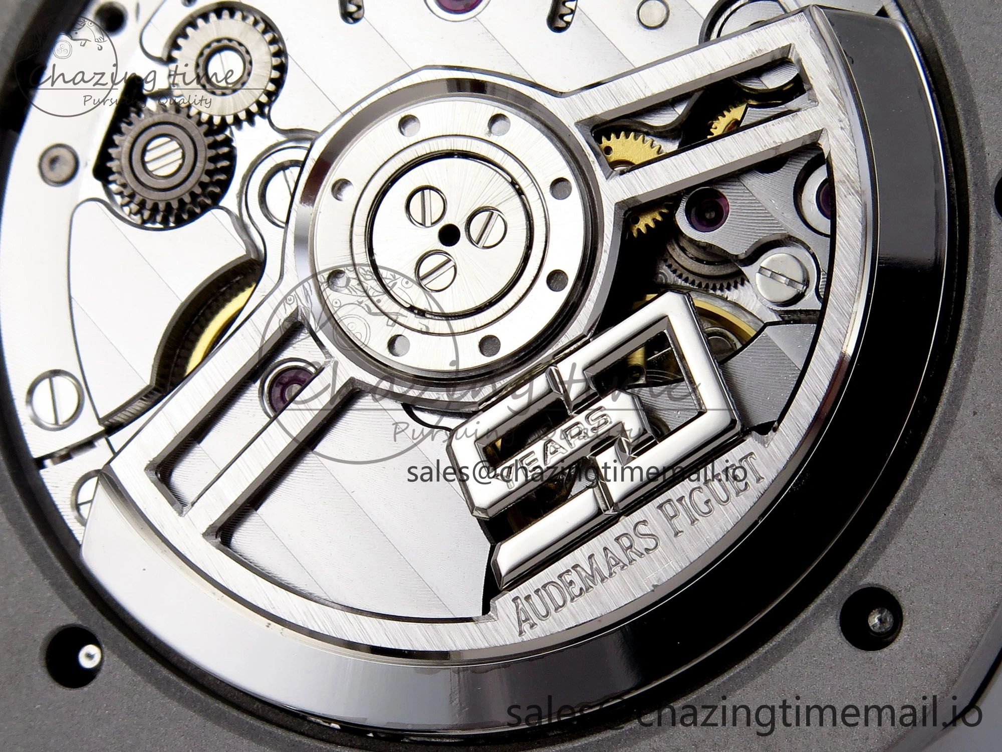 Royal Oak 41mm 15510 SS TKF 1:1 Best Edition Green Dial on SS Bracelet SA4302 Super Clone