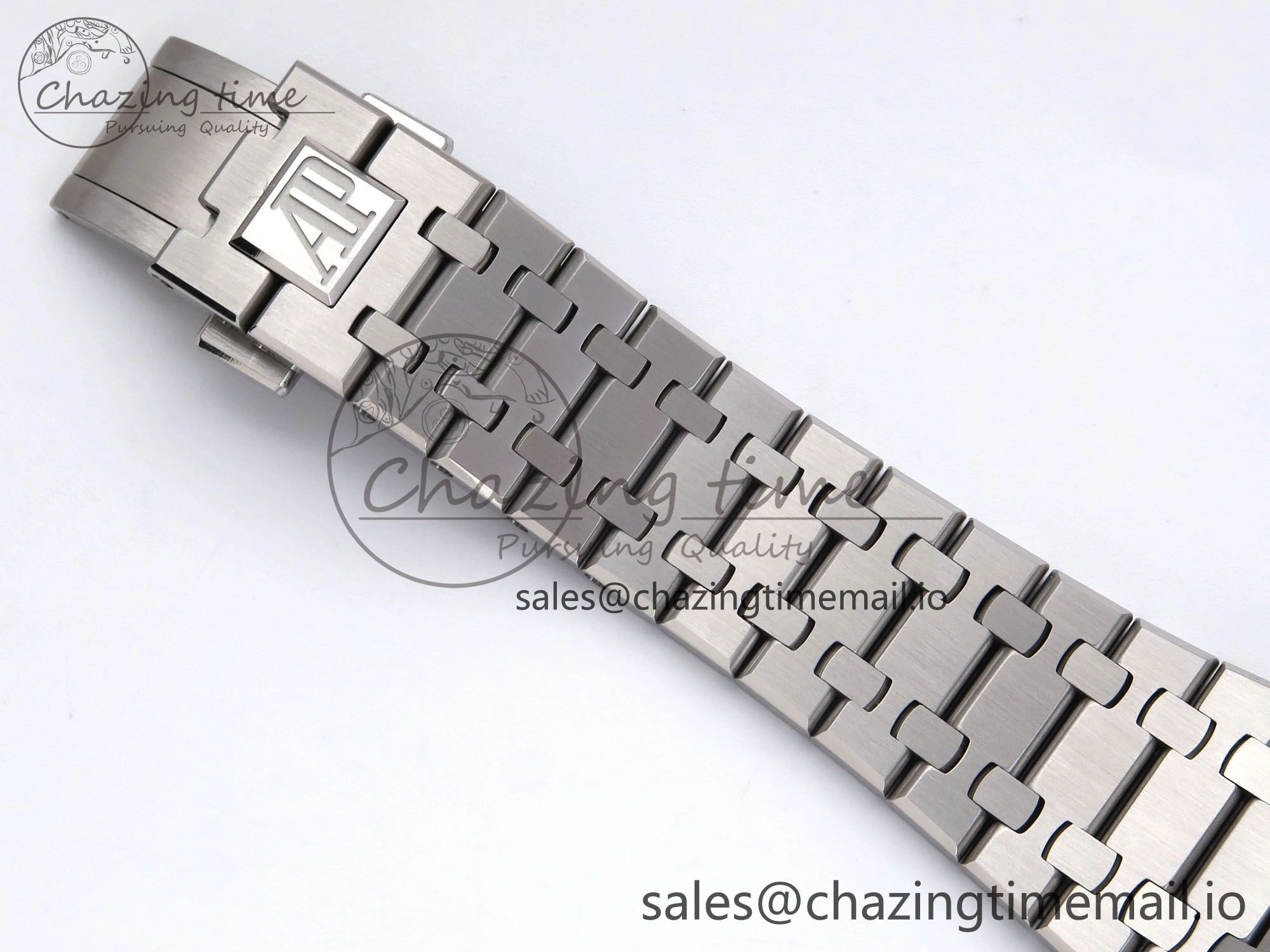 Royal Oak 41mm 15510 SS TKF 1:1 Best Edition Green Dial on SS Bracelet SA4302 Super Clone