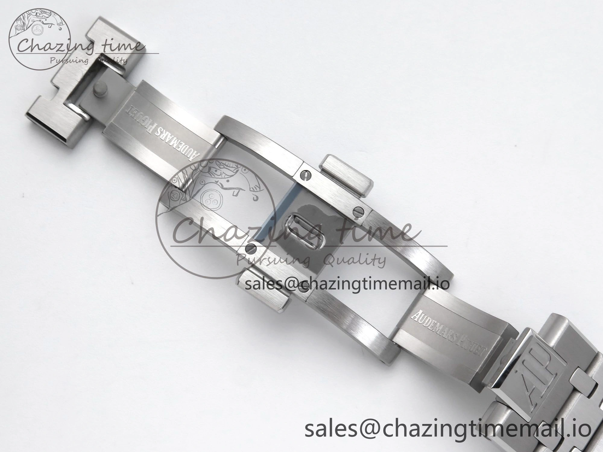 Royal Oak 41mm 15510 SS TKF 1:1 Best Edition Green Dial on SS Bracelet SA4302 Super Clone