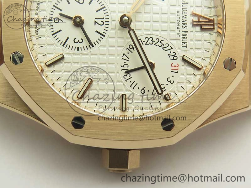 Royal Oak 41mm 26120 RG TWA Best Edition White Dial on RG Bracelet A2329