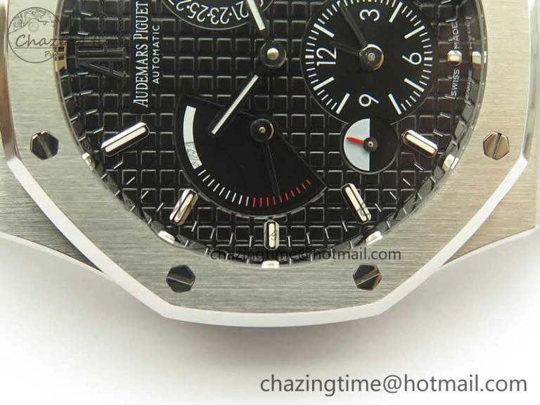 Royal Oak 41mm 26120 SS TWA Best Edition Black Dial on SS Bracelet A2329