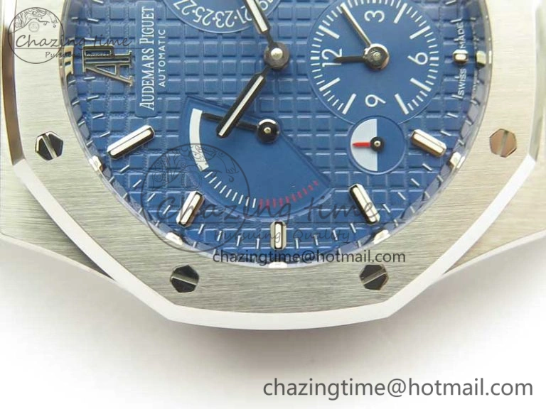 Royal Oak 41mm 26120 SS TWA Best Edition Blue Dial on SS Bracelet A2329