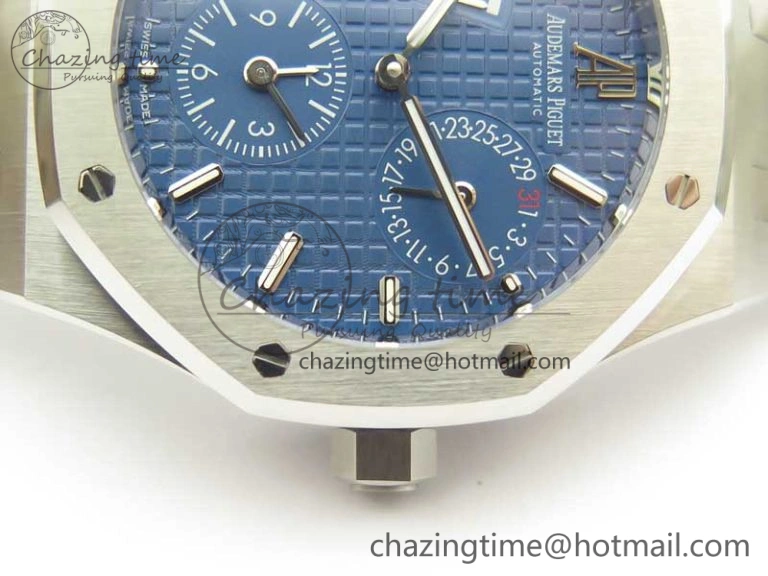 Royal Oak 41mm 26120 SS TWA Best Edition Blue Dial on SS Bracelet A2329