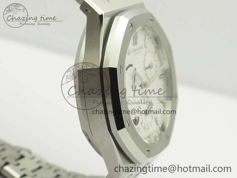 Royal Oak 41mm 26120 SS TWA Best Edition White Dial on SS Bracelet A2329
