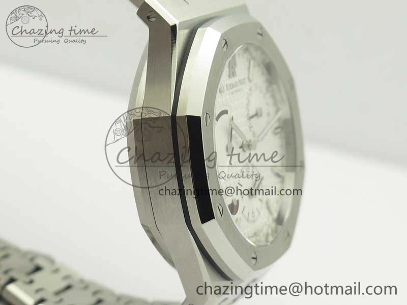 Royal Oak 41mm 26120 SS TWA Best Edition White Dial on SS Bracelet A2329