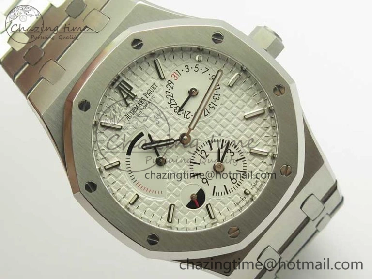 Royal Oak 41mm 26120 SS TWA Best Edition White Dial on SS Bracelet A2329