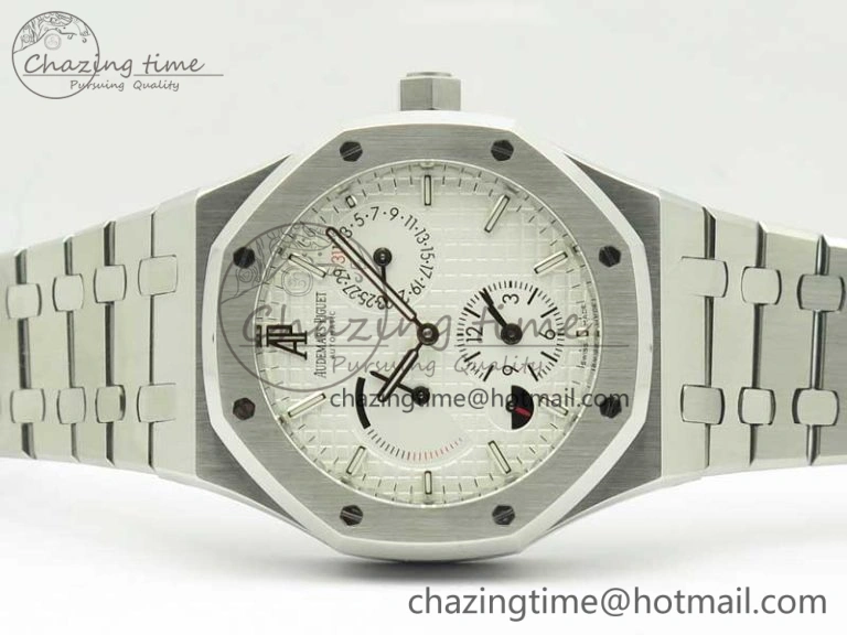 Royal Oak 41mm 26120 SS TWA Best Edition White Dial on SS Bracelet A2329