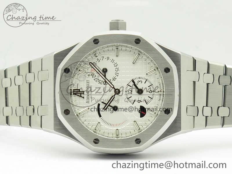 Royal Oak 41mm 26120 SS TWA Best Edition White Dial on SS Bracelet A2329