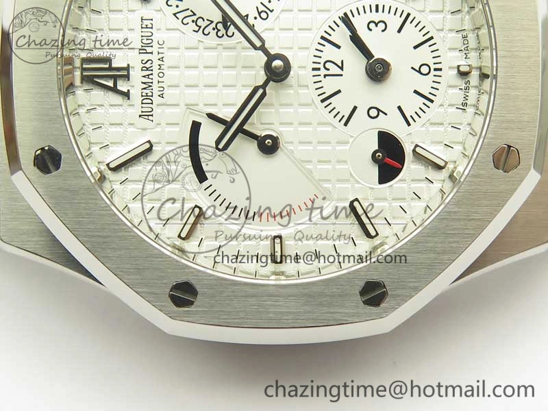 Royal Oak 41mm 26120 SS TWA Best Edition White Dial on SS Bracelet A2329
