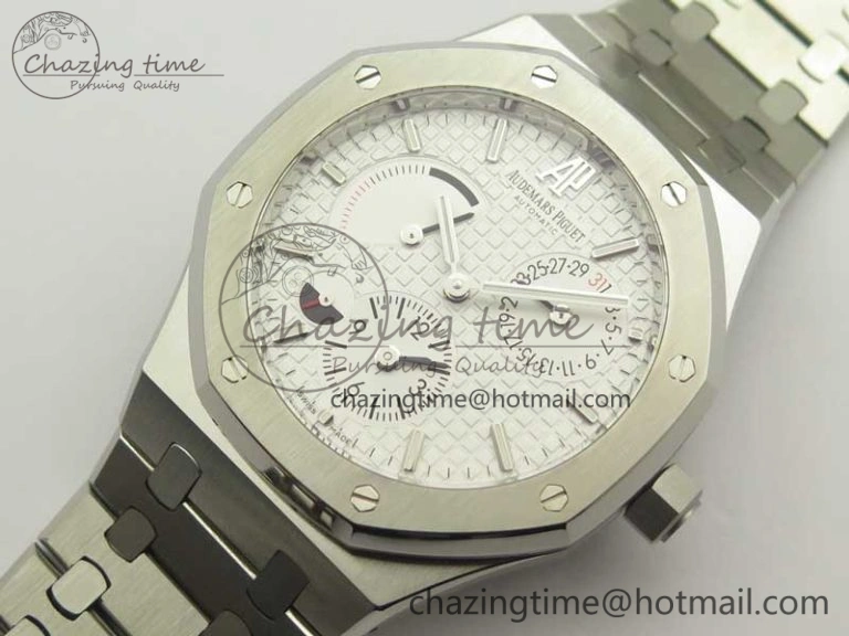 Royal Oak 41mm 26120 SS TWA Best Edition White Dial on SS Bracelet A2329