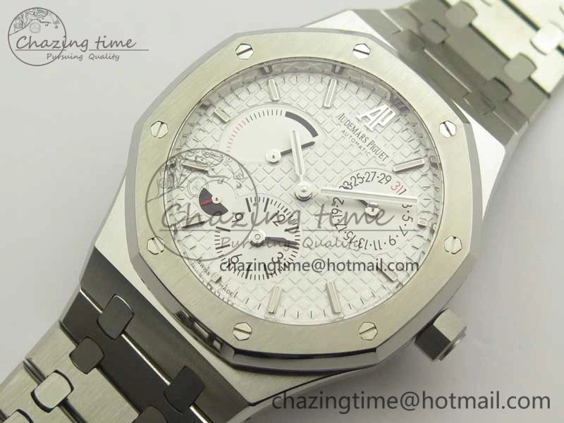 Royal Oak 41mm 26120 SS TWA Best Edition White Dial on SS Bracelet A2329