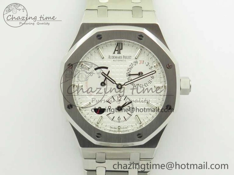 Royal Oak 41mm 26120 SS TWA Best Edition White Dial on SS Bracelet A2329