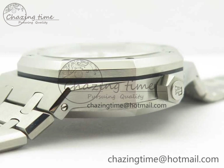 Royal Oak 41mm 26120 SS TWA Best Edition White Dial on SS Bracelet A2329