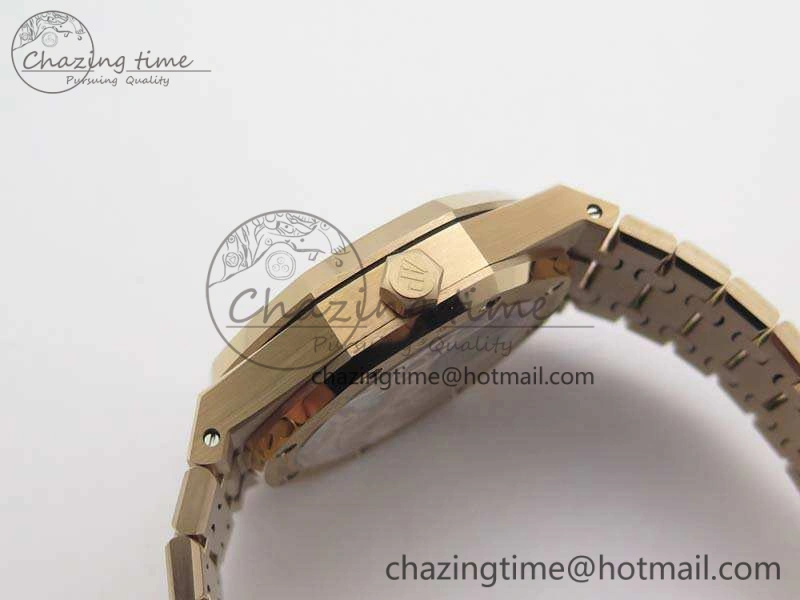 Royal Oak 41mm 26518 Tourbillon RG Best Edition Skeleton Dial On RG Bracelet A2924