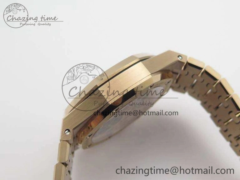 Royal Oak 41mm 26518 Tourbillon RG Best Edition Skeleton Dial On RG Bracelet A2924