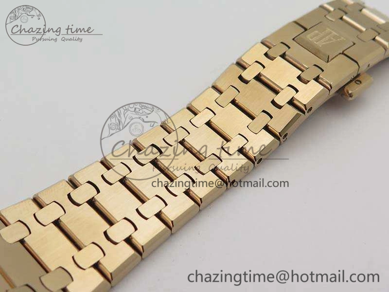 Royal Oak 41mm 26518 Tourbillon RG Best Edition Skeleton Dial On RG Bracelet A2924