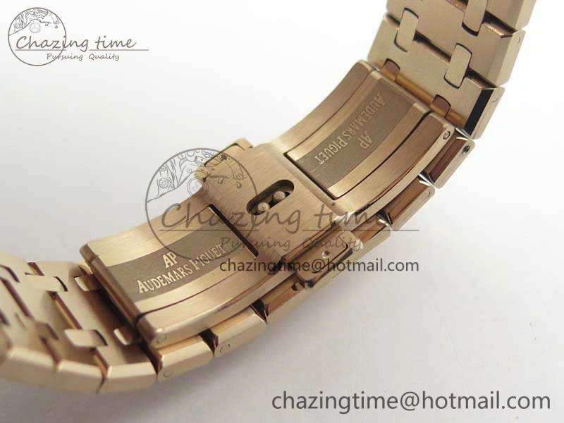 Royal Oak 41mm 26518 Tourbillon RG Best Edition Skeleton Dial On RG Bracelet A2924