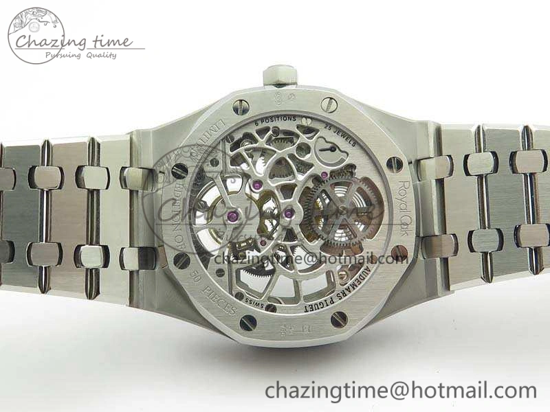 Royal Oak 41mm 26518 Tourbillon SS Best Edition Skeleton Dial On SS Bracelet A2924