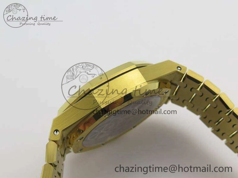 Royal Oak 41mm 26518 Tourbillon YG Best Edition Skeleton Dial On YG Bracelet A2924