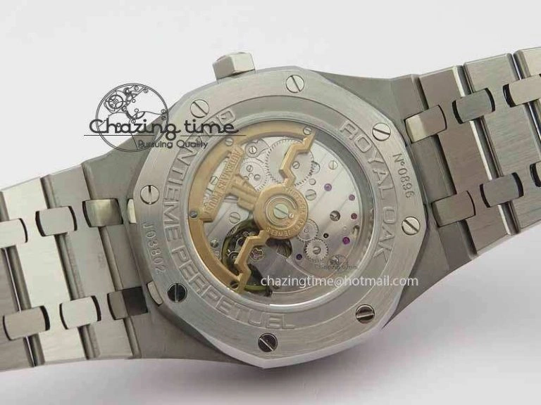 Royal Oak 41mm 26574 SS JF 1:1 Best Edition Blue Textured Dial On SS Bracelet A5134