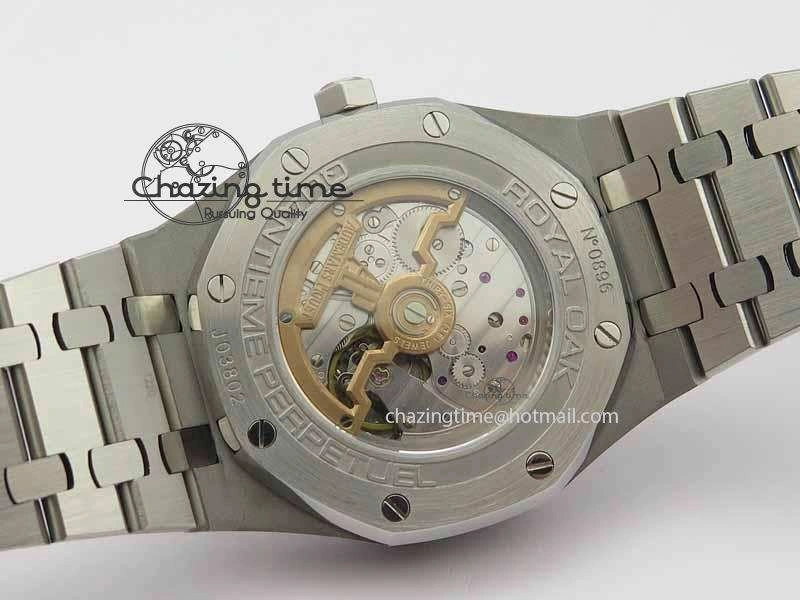 Royal Oak 41mm 26574 SS JF 1:1 Best Edition Blue Textured Dial On SS Bracelet A5134