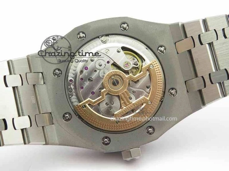Royal Oak 41mm 26574 SS JF 1:1 Best Edition Blue Textured Dial On SS Bracelet A5134