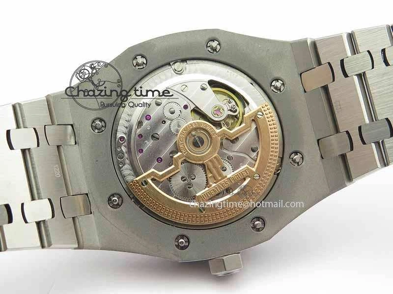 Royal Oak 41mm 26574 SS JF 1:1 Best Edition Blue Textured Dial On SS Bracelet A5134