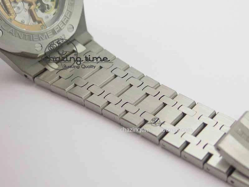 Royal Oak 41mm 26574 SS JF 1:1 Best Edition Blue Textured Dial On SS Bracelet A5134