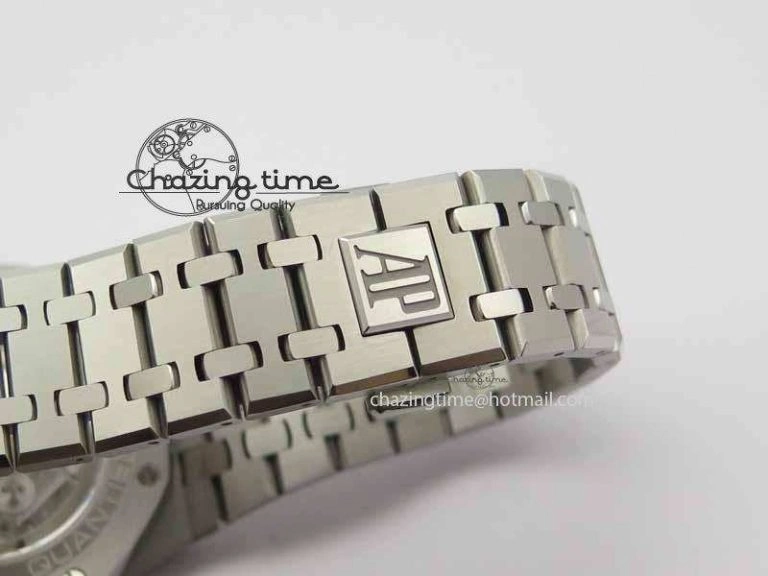 Royal Oak 41mm 26574 SS JF 1:1 Best Edition Blue Textured Dial On SS Bracelet A5134