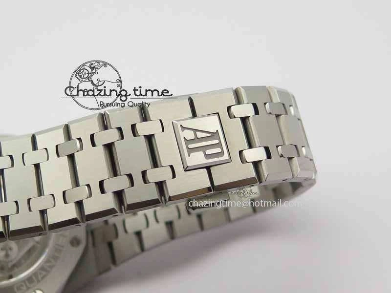 Royal Oak 41mm 26574 SS JF 1:1 Best Edition Blue Textured Dial On SS Bracelet A5134
