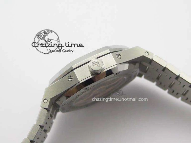 Royal Oak 41mm 26574 SS JF 1:1 Best Edition White Textured Dial On SS Bracelet A5134