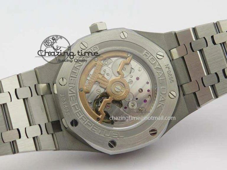 Royal Oak 41mm 26574 SS JF 1:1 Best Edition White Textured Dial On SS Bracelet A5134