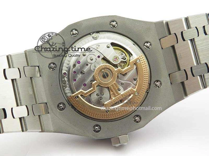 Royal Oak 41mm 26574 SS JF 1:1 Best Edition White Textured Dial On SS Bracelet A5134