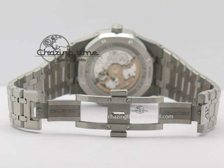 Royal Oak 41mm 26574 SS JF 1:1 Best Edition White Textured Dial On SS Bracelet A5134