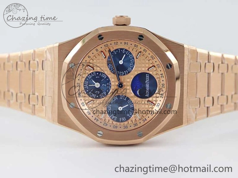 Royal Oak 41mm Complicated 26574 RG APSF1:1 Best Edition RG Dial on RG Bracelet A5134
