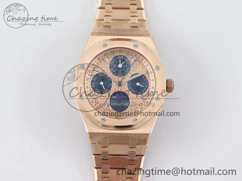 Royal Oak 41mm Complicated 26574 RG APSF1:1 Best Edition RG Dial on RG Bracelet A5134