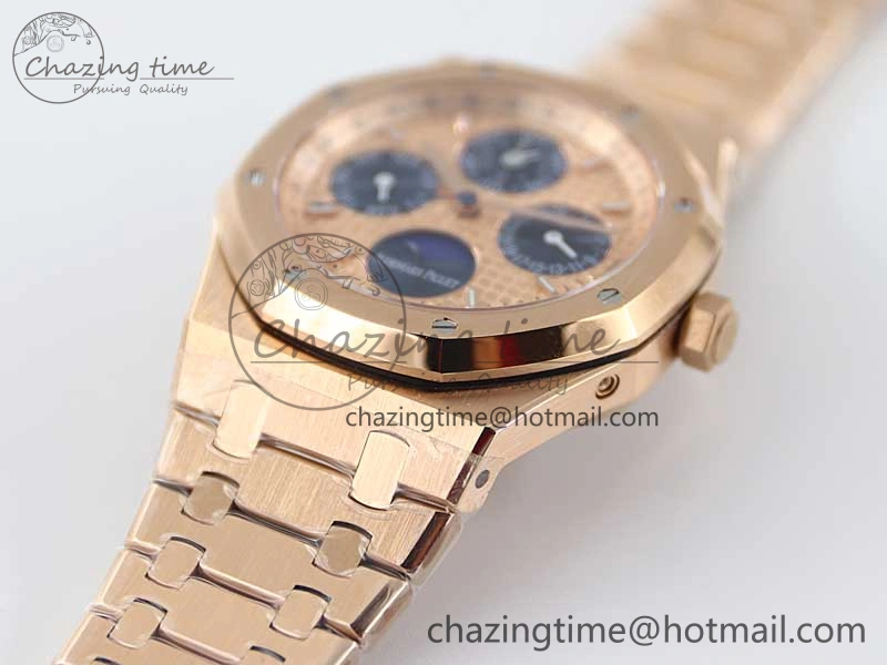 Royal Oak 41mm Complicated 26574 RG APSF1:1 Best Edition RG Dial on RG Bracelet A5134