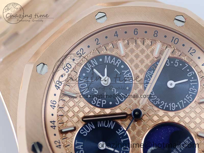 Royal Oak 41mm Complicated 26574 RG APSF1:1 Best Edition RG Dial on RG Bracelet A5134