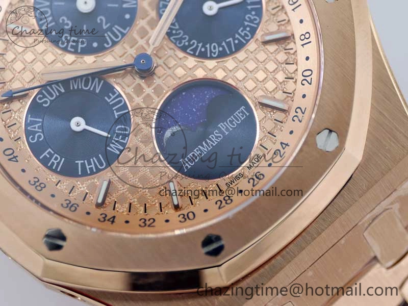 Royal Oak 41mm Complicated 26574 RG APSF1:1 Best Edition RG Dial on RG Bracelet A5134