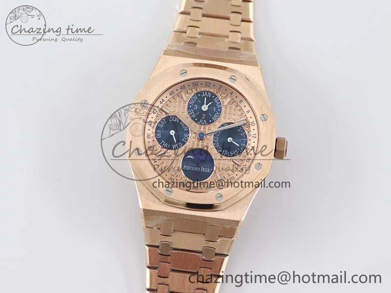 Royal Oak 41mm Complicated 26574 RG APSF1:1 Best Edition RG Dial on RG Bracelet A5134